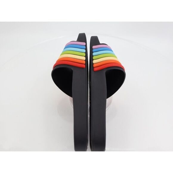 Melissa Women's Beach Sandal Size 7 Scented Slide Black Rainbow Rubber Shoe - Picture 7 of 10
